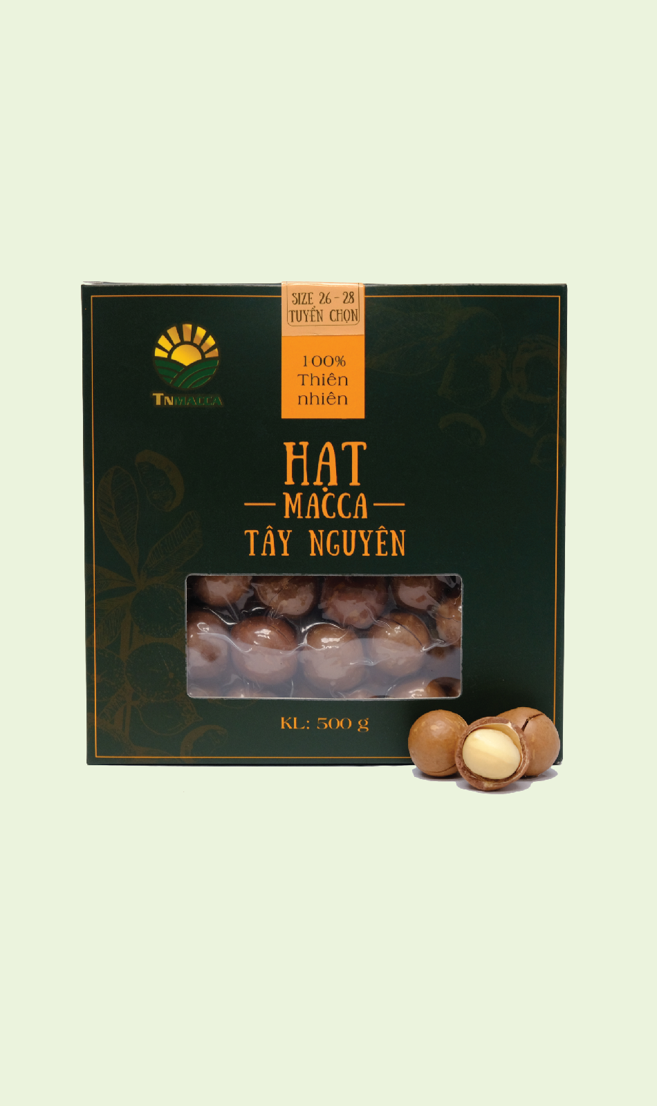 Hạt macca sấy nứt 25-28 tuyển chọn