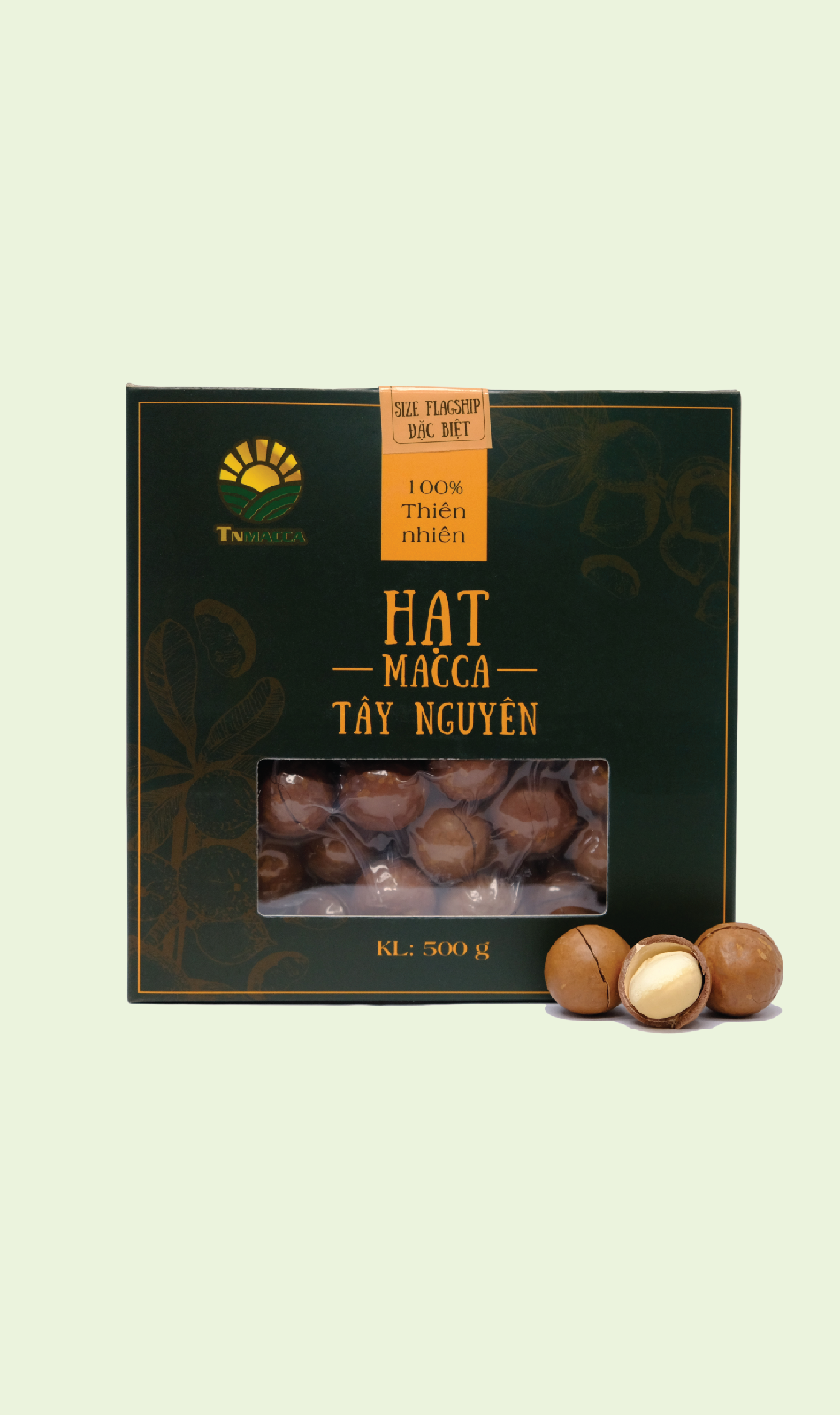 Hạt macca sấy nứt flagship