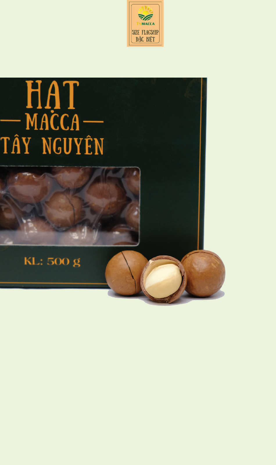 Hạt macca sấy nứt flagship