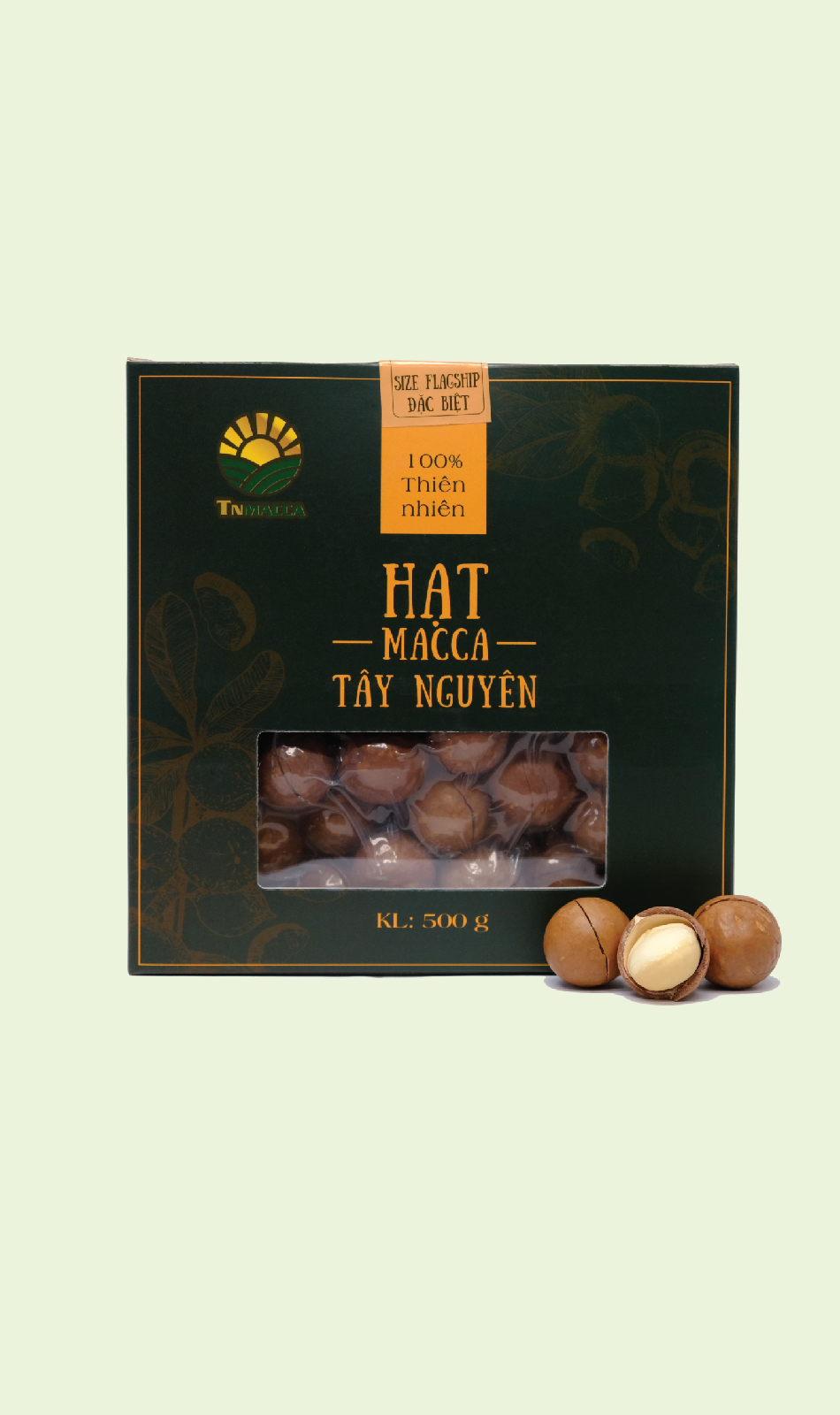 Hạt macca sấy nứt flagship